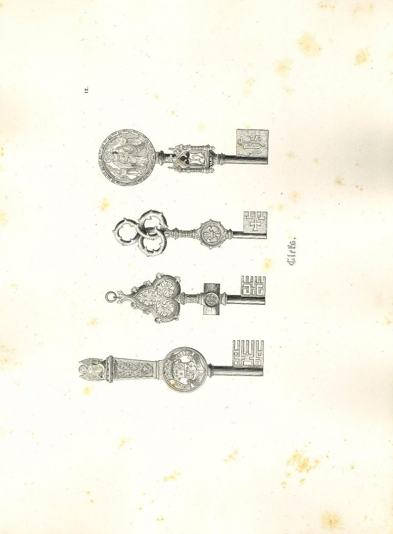 Modèles de ferronerie par A. Pugin, 1850